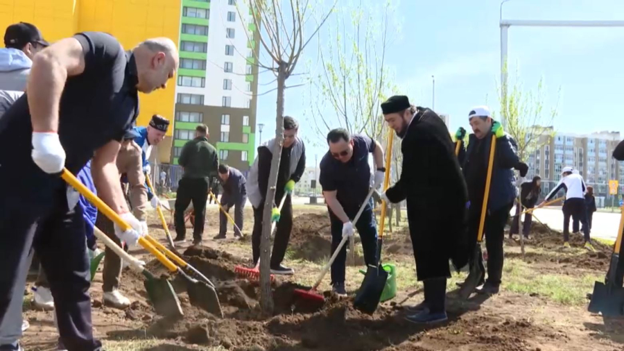 «AMANAT» партиясы «Бірлік ағашы» экологиялық акциясын өткізді