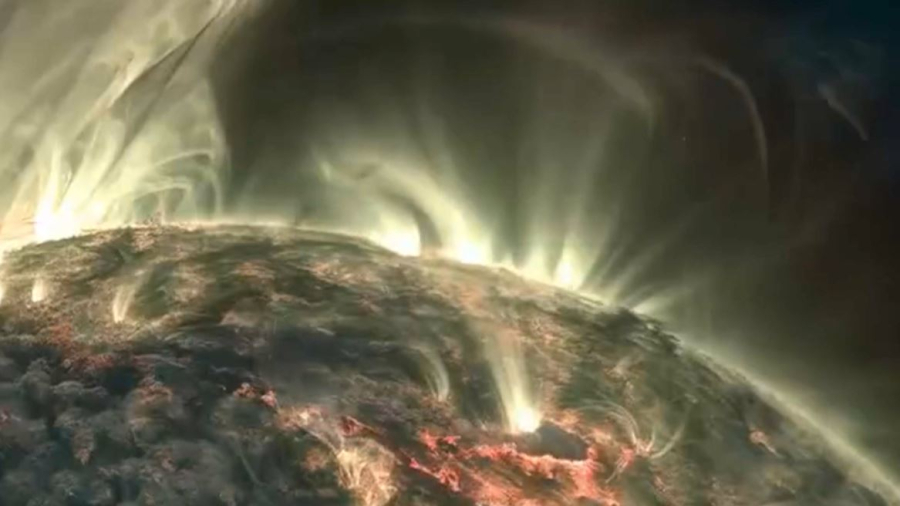 Магнитная буря вызвала на Земле яркие полярные сияния