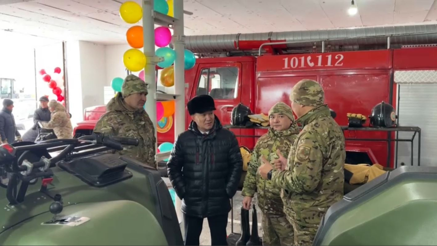 Ұлытаудың Атасу ауылында өрт сөндіру бекеті ашылды