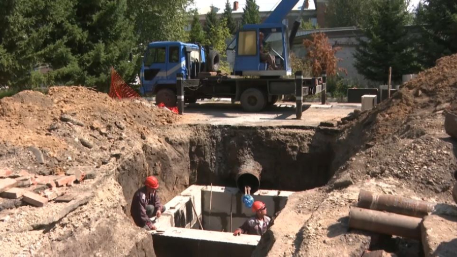 Ремонт теплосетей завершают в Риддере