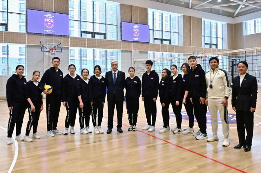 Касым-Жомарт Токаев посетил школу NGS Astana