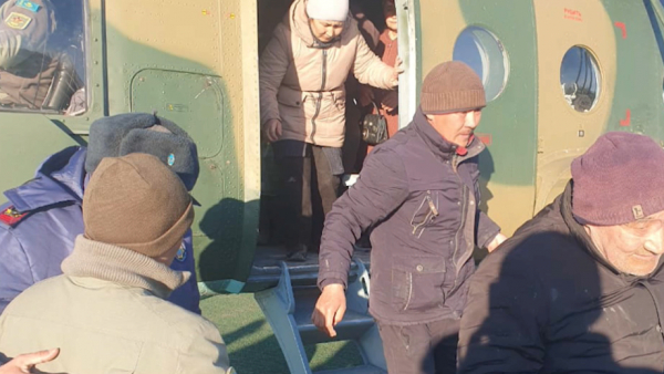 Ауыл тұрғындарын эвакуациялау басталды