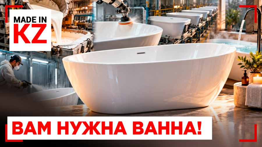 Ванны казахстанского производства: технология и качество