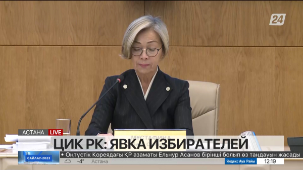 Данные Центральной избирательной комиссии на 12:00