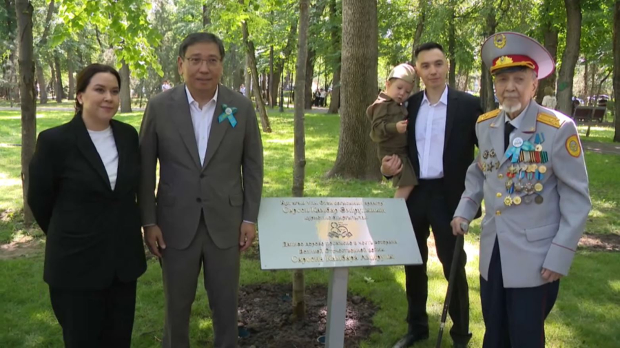 Алматыда ардагерлер аллеясы ашылды