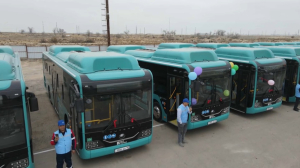 Новые экологические автобусы будут курсировать в Мангистауской области