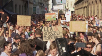 Учителя вышли на митинг в Будапеште