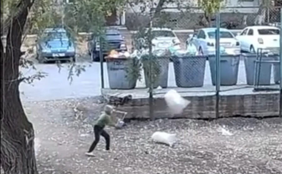 В Темиртау дети выбросили мешки с мусором, наказали их отца