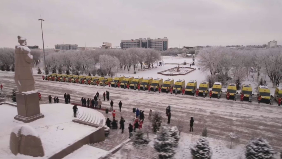 Атырау облысында жедел жәрдем станциясы 25 көлікпен толықты