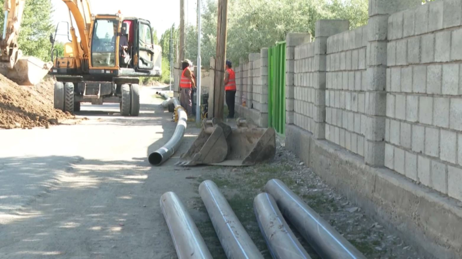 Түркістан облысының қос ауылына су құбыры тартылып жатыр