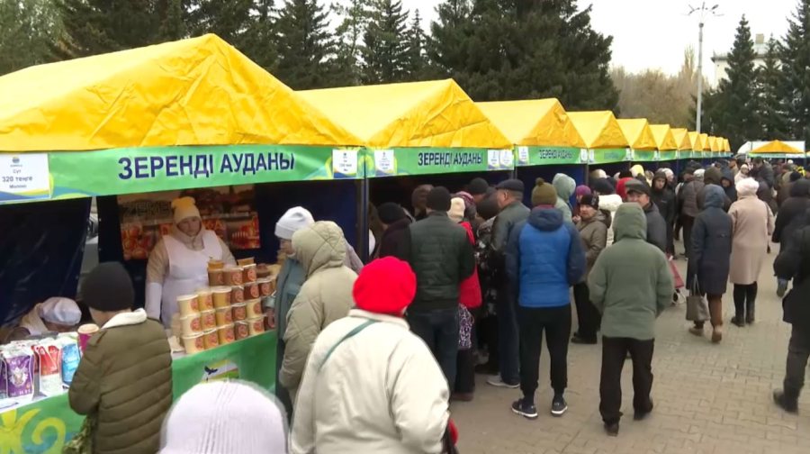 210 тонн сельхозпродукции реализовали на ярмарке в Кокшетау