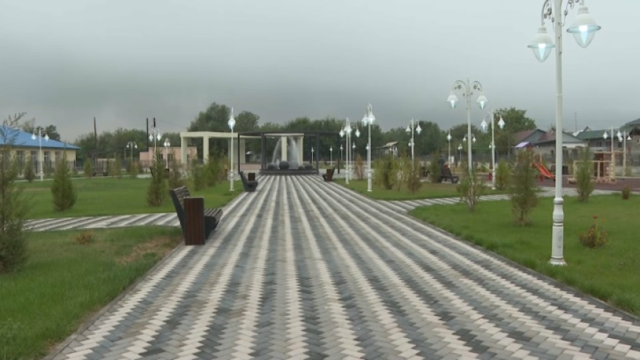 Жители села Талды своими силами обустроили парк отдыха