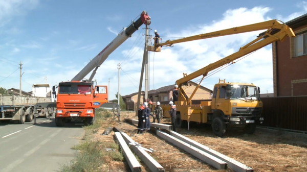 В Атырауской области заменили 1700 км линий электропередачи