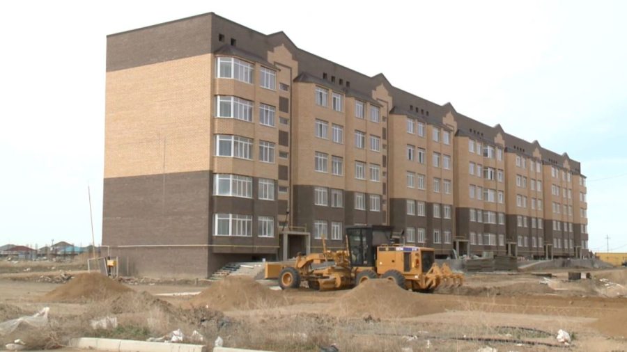 Атырауда 24 көпқабатты үй салынып жатыр