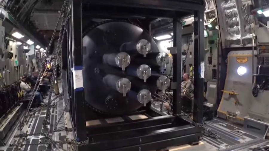 Ядролық реактор алғаш рет ұшақпен жеткізілді