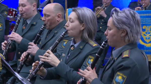 Ұлттық ұлан дирижерлерінің туындылары әскери шеруде орындалады