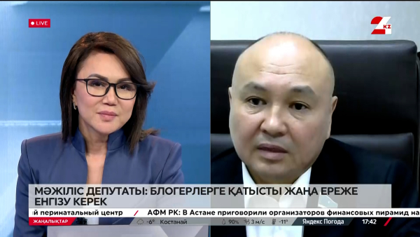 Блогерлер де салық төлеу керек – депутат Ерлан Саиров