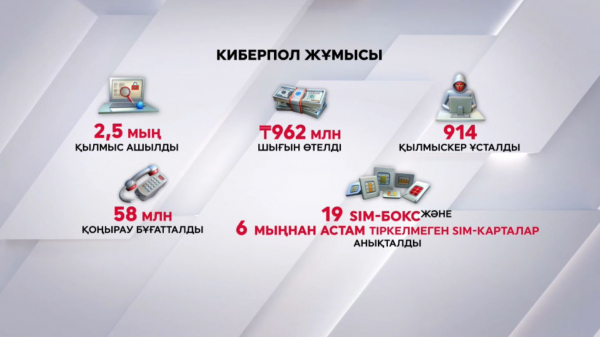 «Киберпол» алаяқтыққа қатысты 2,5 мыңнан астам қылмыс ашылды