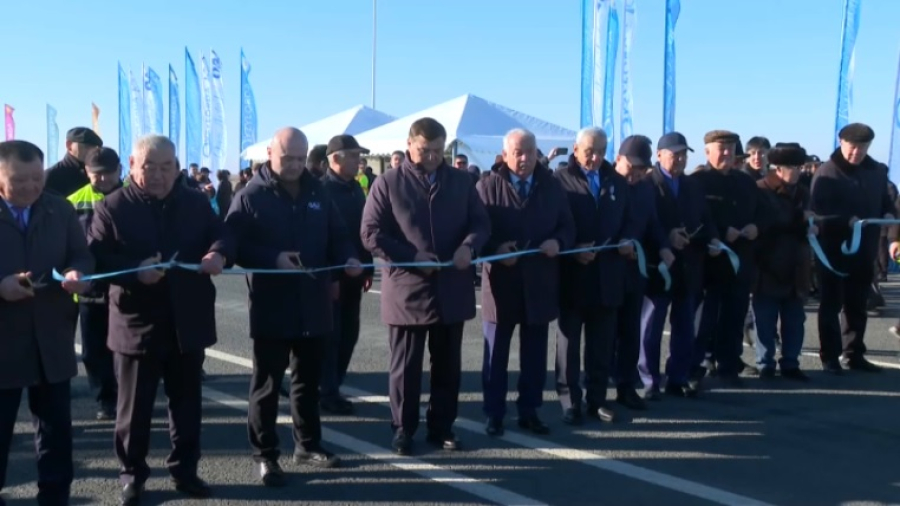 Завершена реконструкция участка а/д «Кызылорда – Жезказган»