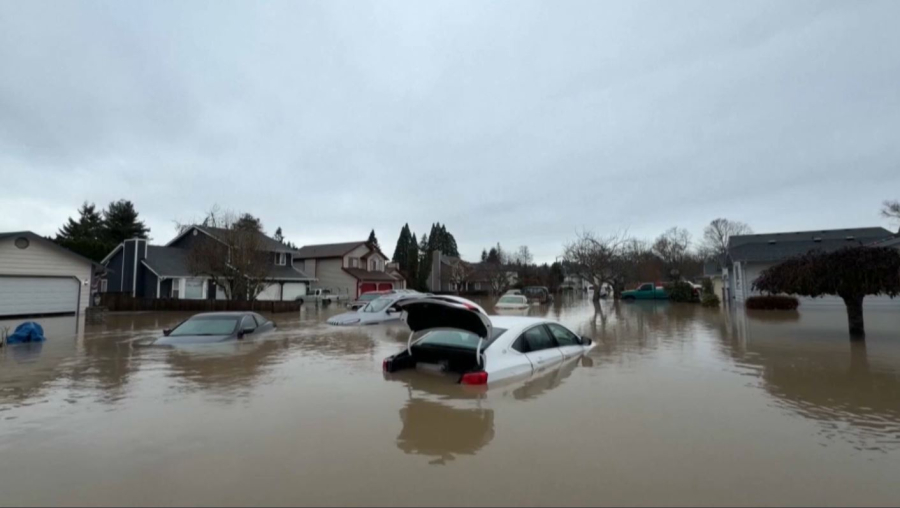 Вашингтон штатында тұрғындар көшірілді 