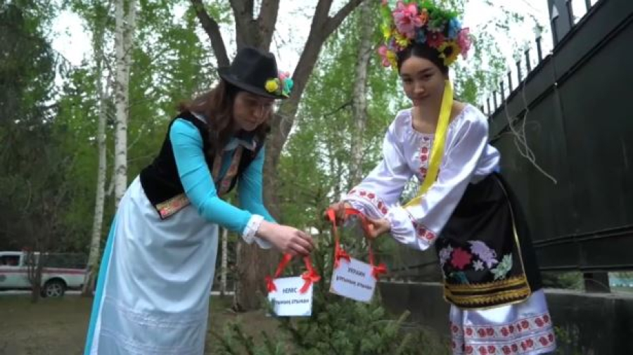 Аллею Единства разбили спасатели ВКО