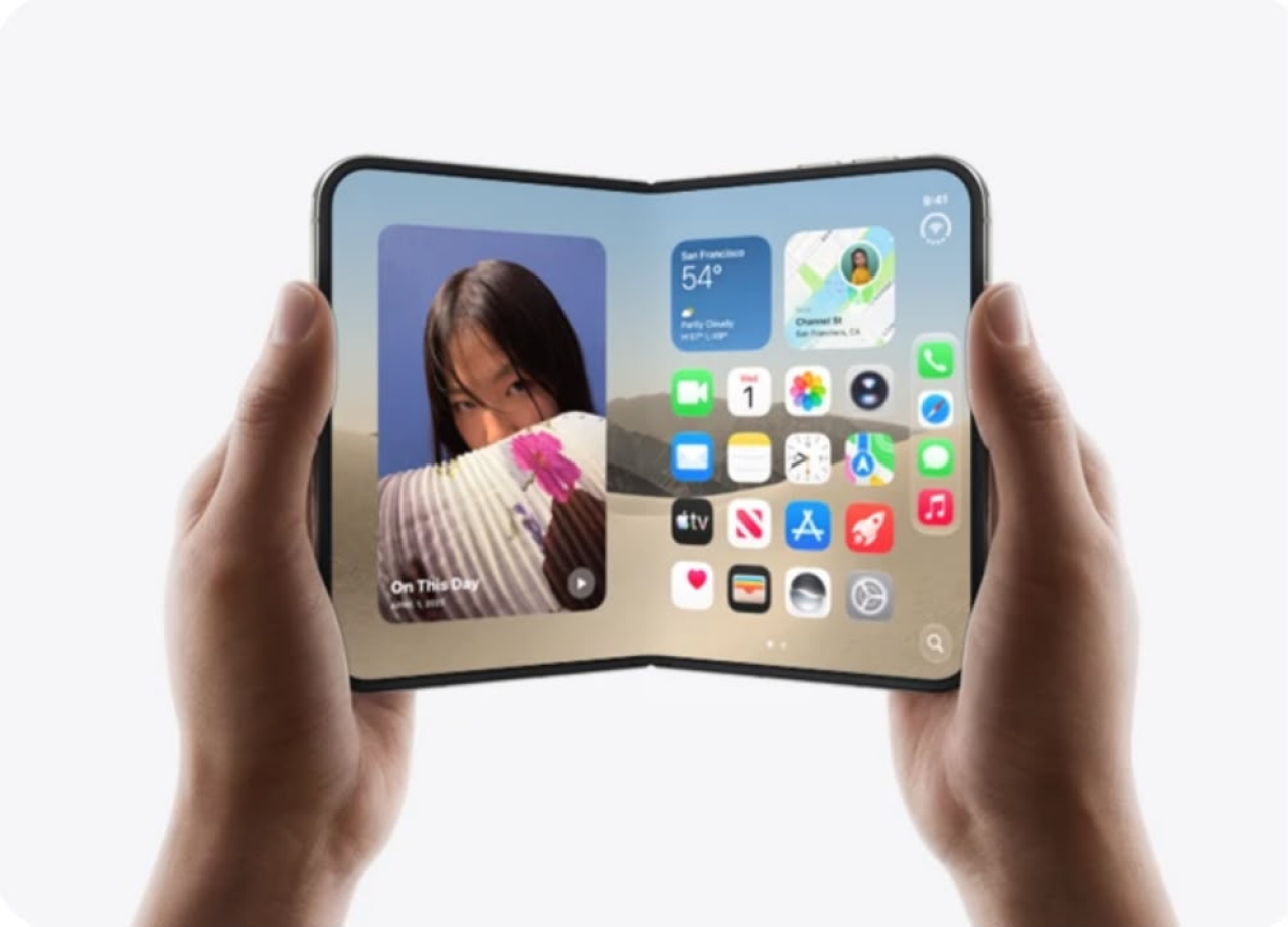 Apple алғашқы жиналмалы iPhone Duo смартфонын таныстырды