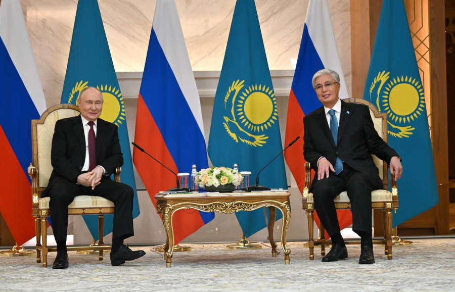 Presidents of Kazakhstan and Russia hold talks in restricted attendance