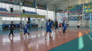 Жамбыл облысына қарасты Қаратау қаласында волейболдан турнир өтті