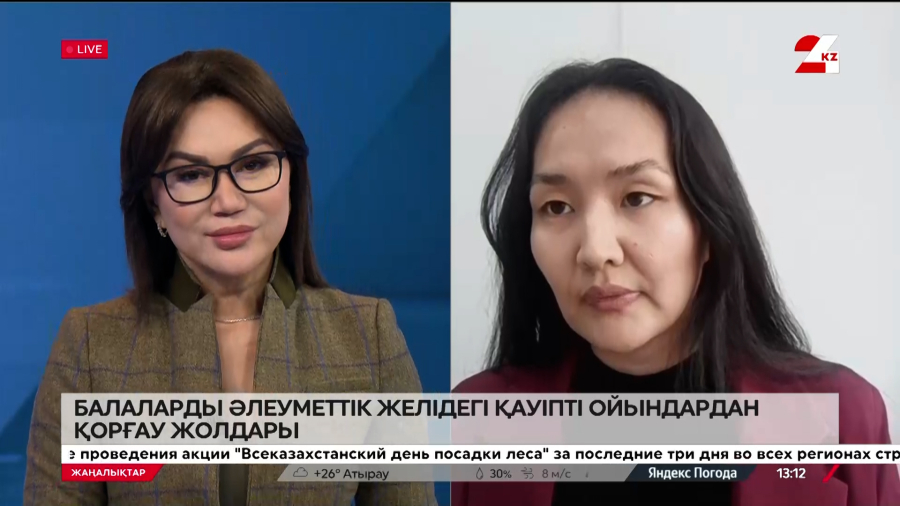 Балаларды әлеуметтік желідегі қауіпті ойындардан қорғау жолдары. Айнұр Жүнісбек