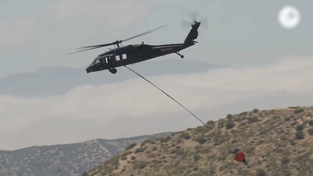 Беспилотный вертолёт для борьбы с лесными пожарами протестировали в США