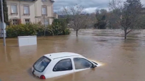 Сильные ливни вызвали наводнения на юго-западе Франции