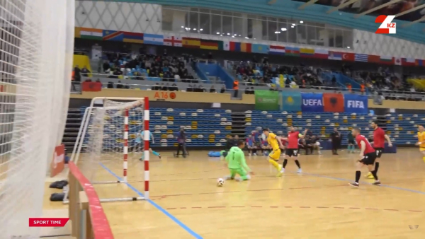 Сборная Казахстана по футзалу  встретилась с командой из Албании