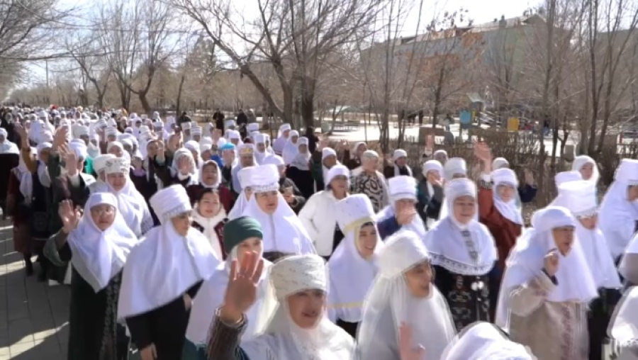 Праздничное шествие состоялось в Жезказгане