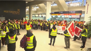 Из-за забастовки в Германии отменяют авиарейсы