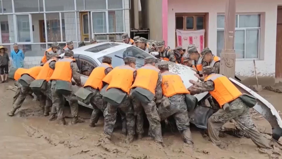 Қытайда жойқын су тасқыны болды