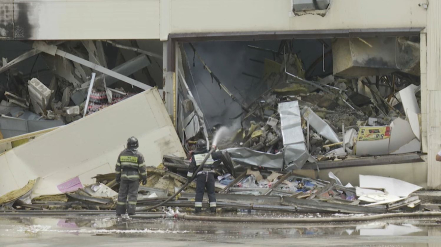 Пожар на рынке «BIG Шанхай» ликвидирован