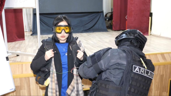 Петропавлдық студенттер тәртіп сақшысының қызметімен танысты