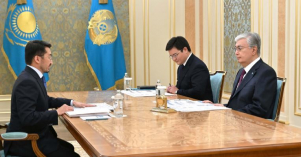 Президент Цифрлық даму, инновация және аэроғарыш өнеркәсібі министрін қабылдады