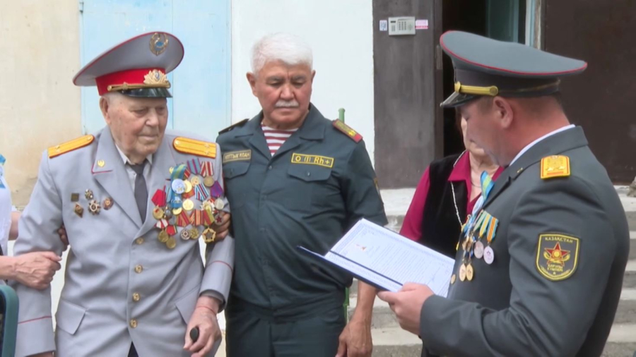 Таразда қарт майдангерлерге құрмет көрсетілді