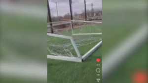 Футбольные ворота едва не убили подростка в Темиртау