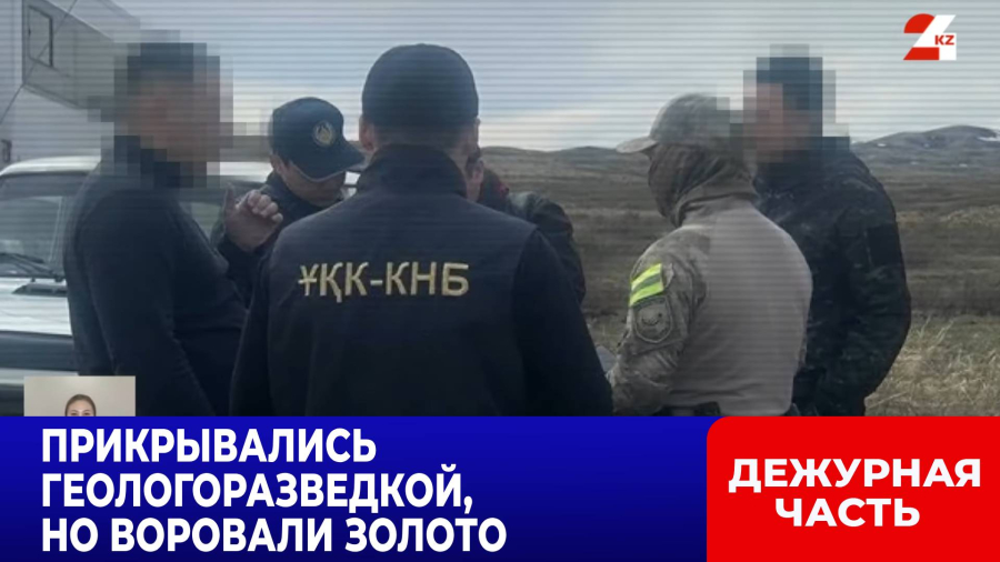 Незаконную добычу золота вели в четырёх регионах Казахстана
