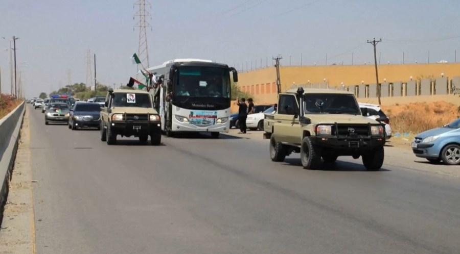 Гуманитарный конвой для прорыва блокады Израиля прибыл в Ливию