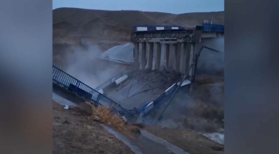 Мост восстанавливают на реке Келес