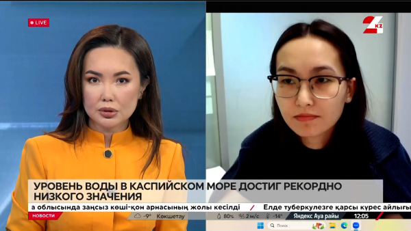 Каспийское море продолжает стремительно мелеть. Айзат Елтай