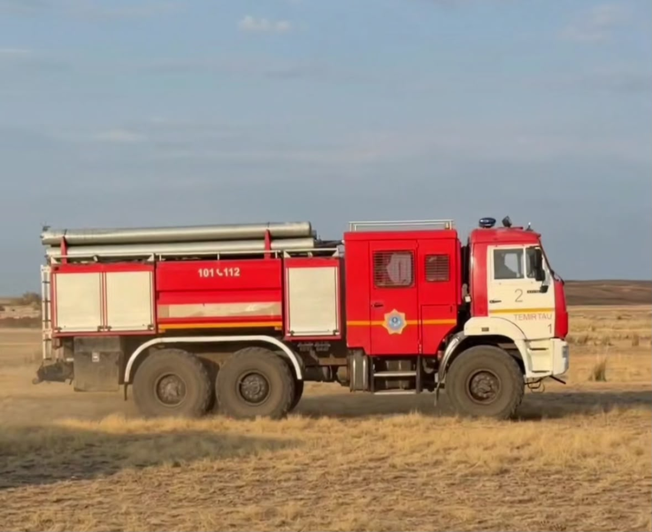 В Карагандинской области за сутки ликвидировали четыре природных возгорания