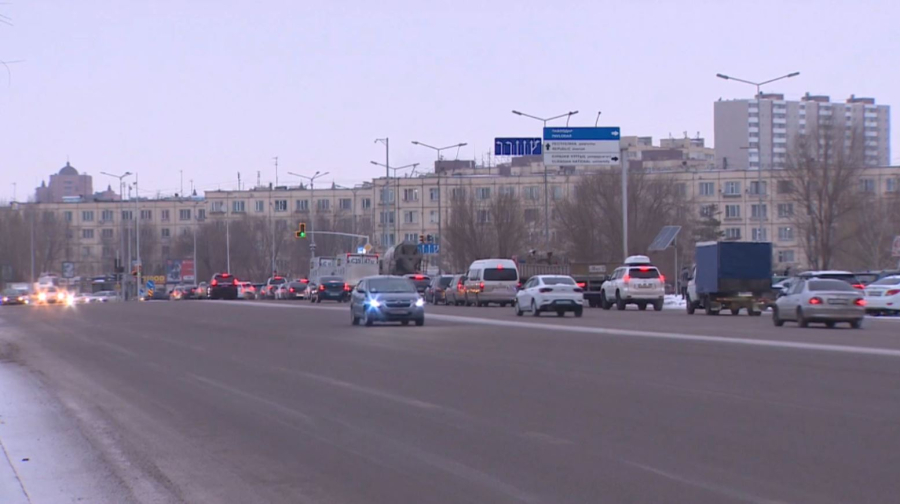 Снегопад спровоцировал рост ДТП в Астане