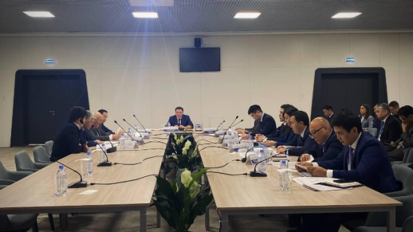 Ермек Маржикпаев встретился с представителями федерации триатлона