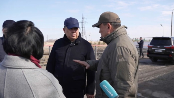 Бозумбаев осмотрел паводкоопасные зоны в СКО