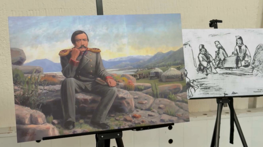 Выставка «Известные казахи Кыргызстана» открылась в Бишкеке