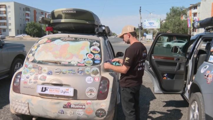 Международная автоэкспедиция стартовала в Ұлытау